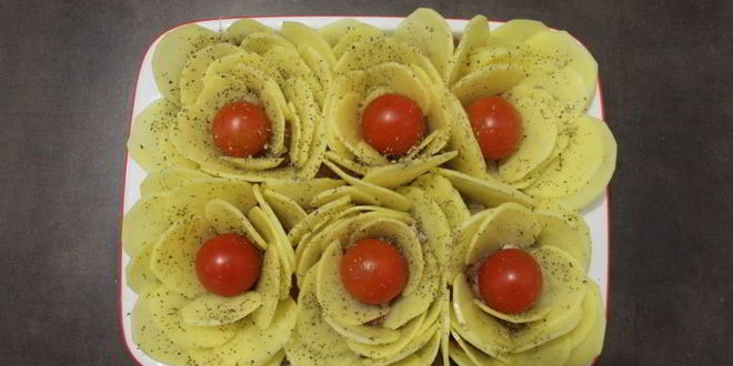 Рецепт запеканка картофельные розочки