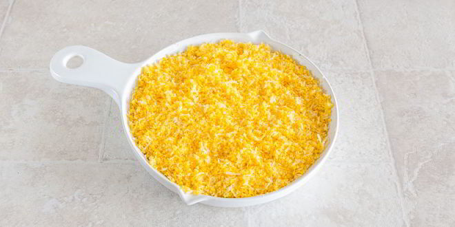 Рецепт запеканка мак & чиз с прослойкой из песто