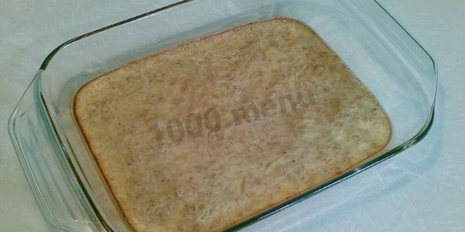 Рецепт запеканка макароны-мед-овсянка