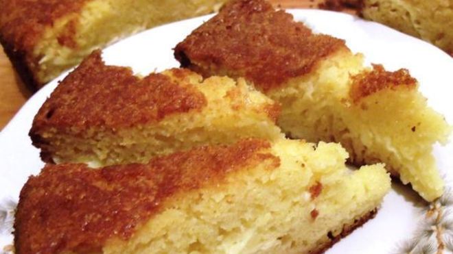 Рецепт Запеканка на манке с сыром