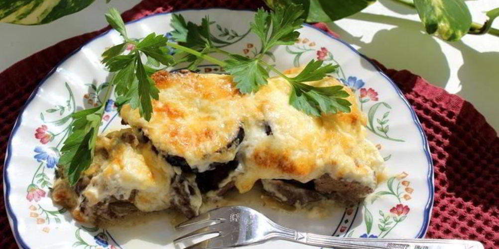 Как приготовить запеканка с баклажанами и печенью