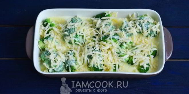 Рецепт запеканка с брокколи и курицей