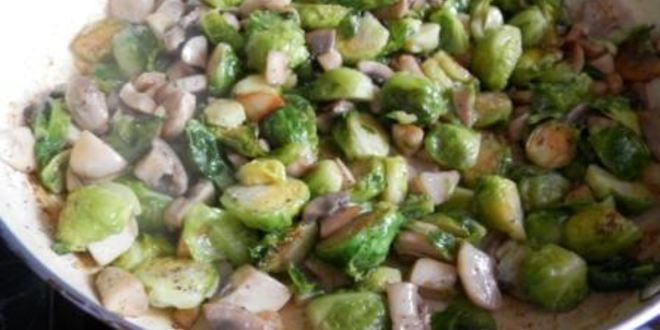 Рецепт запеканка с брюссельской капустой и шампиньонами