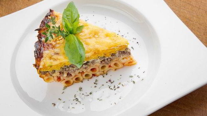 Рецепт Запеканка с фаршем под тыквенной шубкой