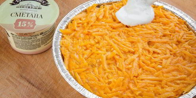 Рецепт запеканки с фаршема пода тыквенного шубкого