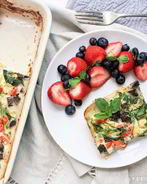 Запеканка с лососем