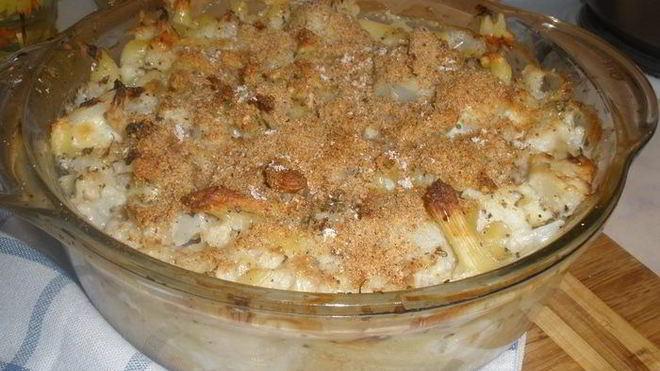 Рецепт Запеканка с цветной капустой