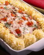 Запеканка с тушенкой