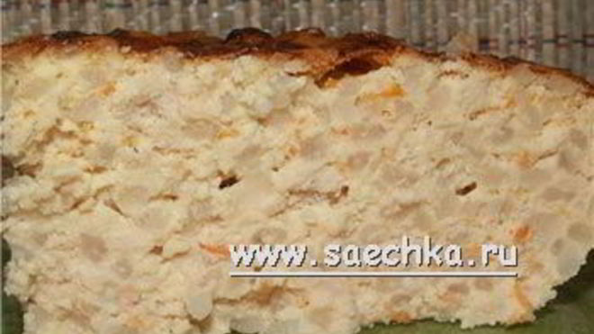 Рецепт Запеканка-суфле Солнечная