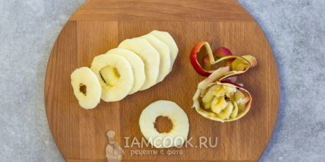 Рецепт жареные яблоки в тесте
