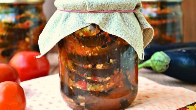 Рецепт Баклажаны огонек на зиму