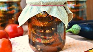 Рецепт Баклажаны огонек на зиму