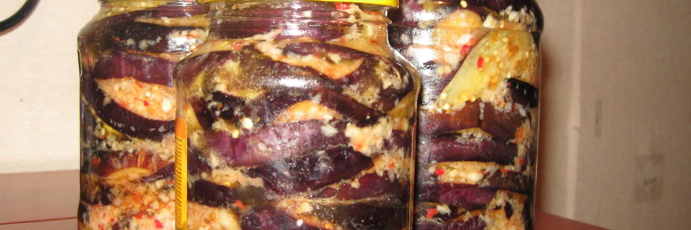 Рецепт Баклажанов острых ны зиму беза стерилизаций