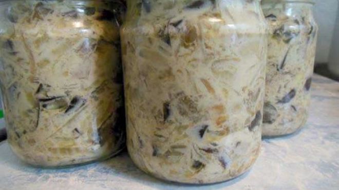 Рецепт Баклажаны с майонезом на зиму