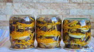 Рецепт Баклажаны с морковкой на зиму