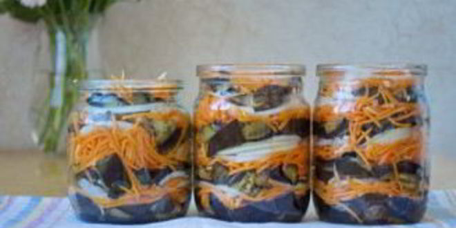 Рецепт баклажаны с морковкой на зиму