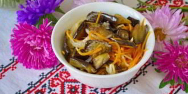 Рецепт баклажаны с морковкой на зиму