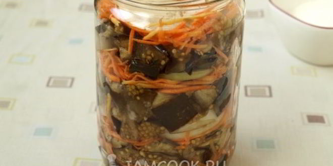 Рецепт баклажаны с морковью на зиму