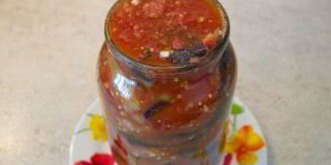 Рецепт баклажаны в томате на зиму