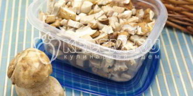 Рецепт белые грибы на зиму