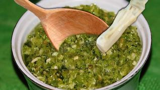 Рецепт Горлодер из зеленых помидор на зиму