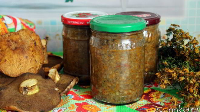 Рецепт Грибная икра на зиму