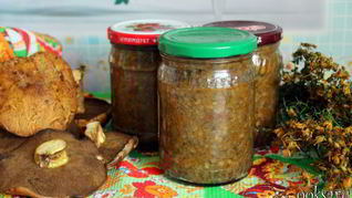 Рецепт Грибная икра на зиму