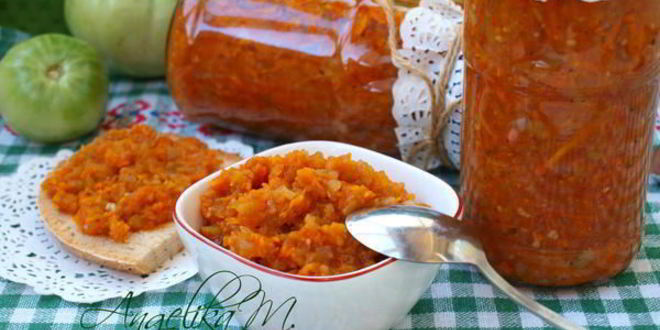 Рецепт икра из зеленых помидоров на зиму