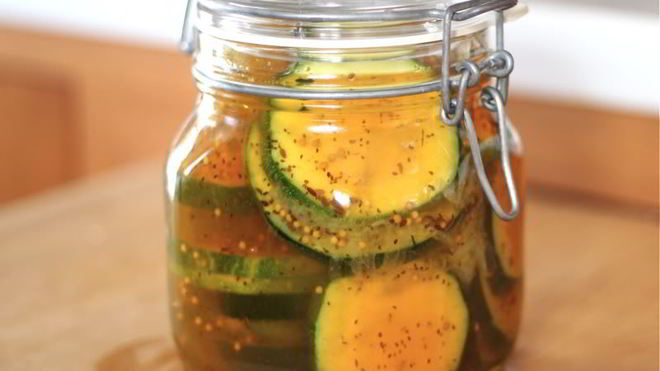 Рецепт Кабачки кусочками на зиму