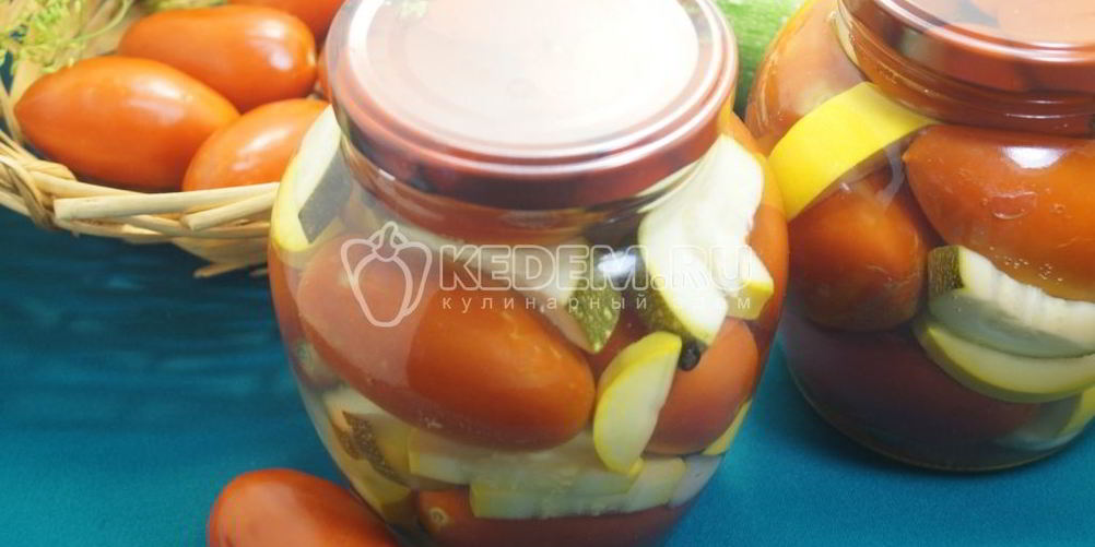 Рецепт тушеные кабачки с овощами на зиму