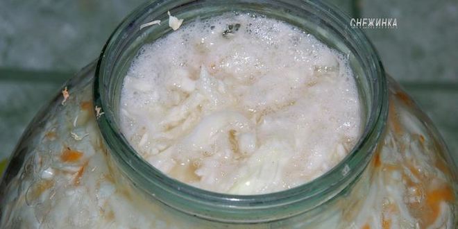 Рецепт капуста, квашенная по-особому