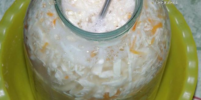 Рецепт капуста, квашенная по-особому