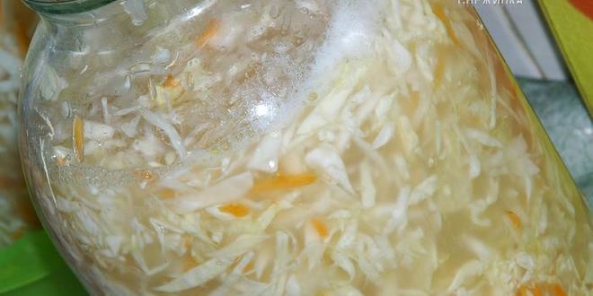 Рецепт капуста, квашенная по-особому