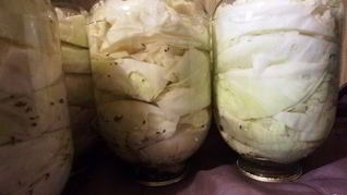 Рецепт Капуста на зиму кусочками