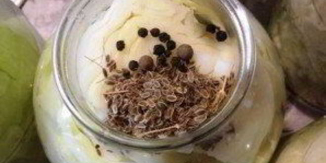 Рецепт капуста на зиму кусочками