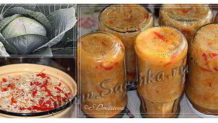 Рецепт Капуста на зиму в банках