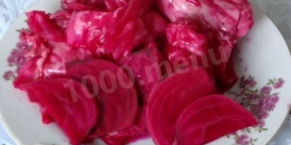 Как приготовить капуста пелюстка с буряком на зиму