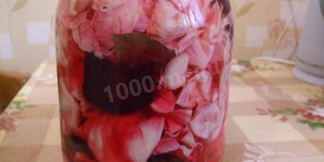 Рецепт капуста со свеклой в банках