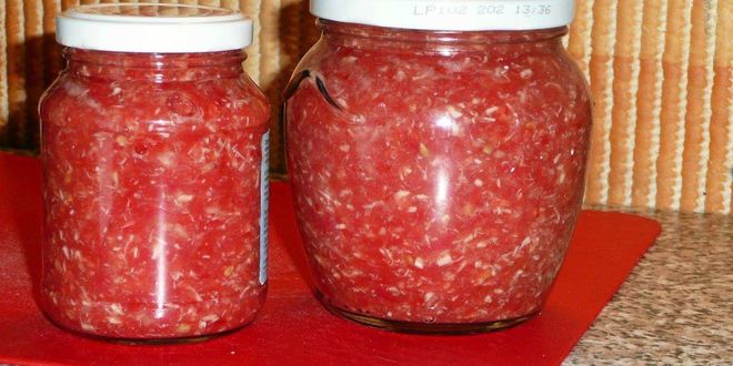 Рецепт хреновина на зиму