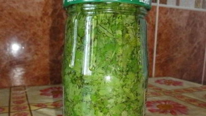 Рецепт Кинза на зиму