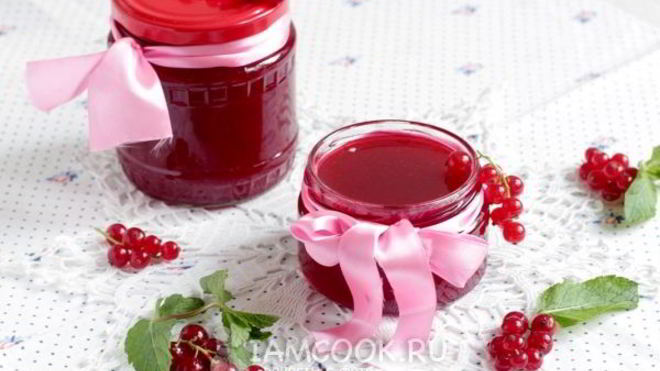 Рецепт Классическое желе из красной смородины на зиму