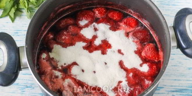 Рецепт клубника с желфиксом на зиму