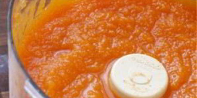 Рецепт клюквенно-тыквенное пюре на зиму