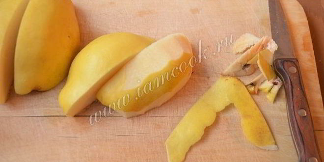 Рецепт компот из айвы