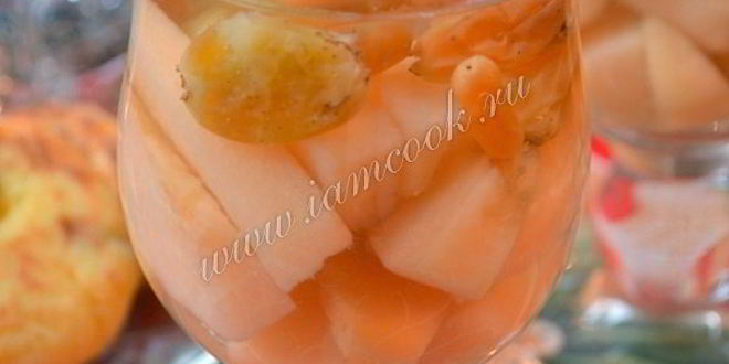 Рецепт компот из айвы