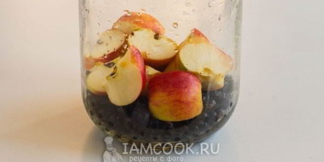 Рецепт компот из черноплодки с яблоками на зиму