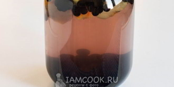 Рецепт компот из черноплодки с яблоками на зиму