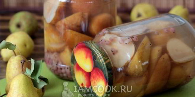 Рецепт компот из груш на зиму без стерилизации