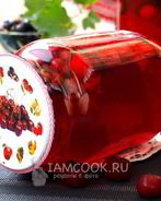 Компот из вишни и смородины