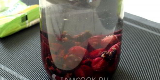 Рецепт компот из вишни и смородины